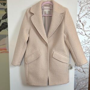 H&M Cream Teddy Jacket for Women